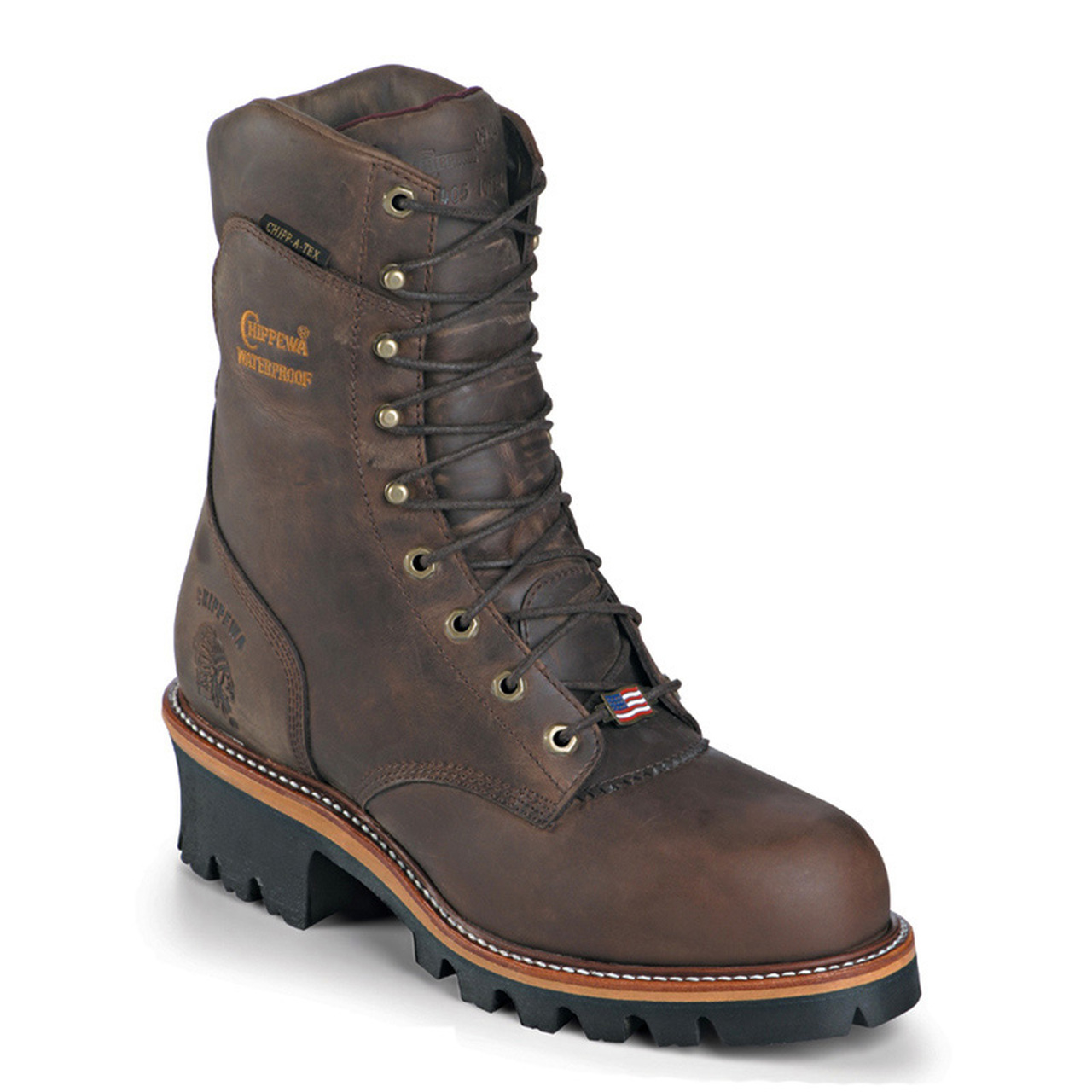 Chippewa Super Loggers are Handcrafted in the USA and made with Premium Leather