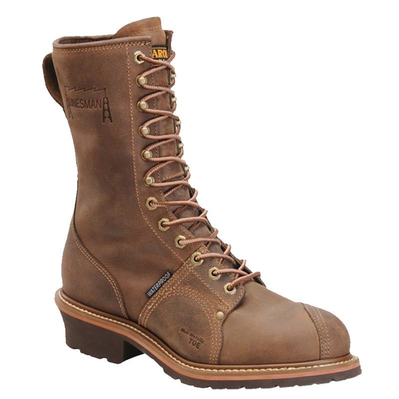 Carolina CA904 Imported 10" Soft Toe Linemen Boots