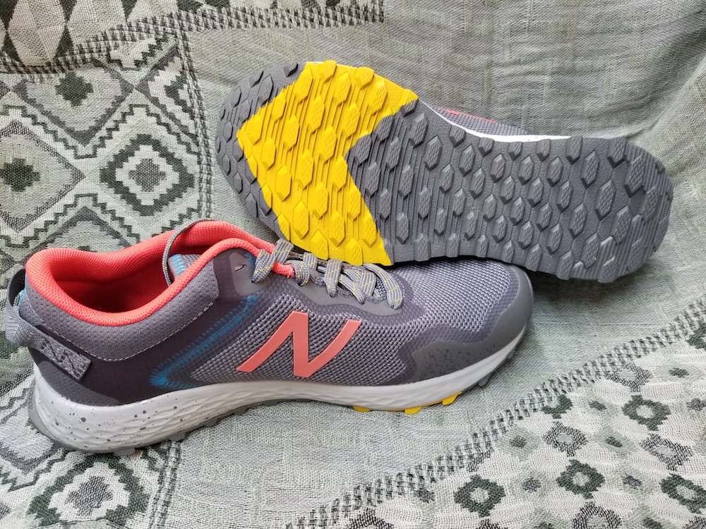 A pair of New Balance Arishi trail running shoes