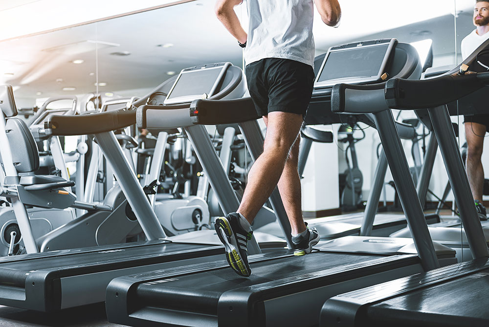 Running on a treadmill will cause less wear and tear on the outsoles of the shoes.